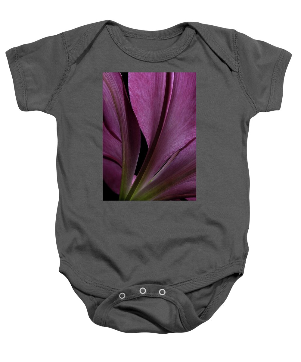 Botanical Baby Onesie featuring the photograph Lily 4148 by Julie Powell