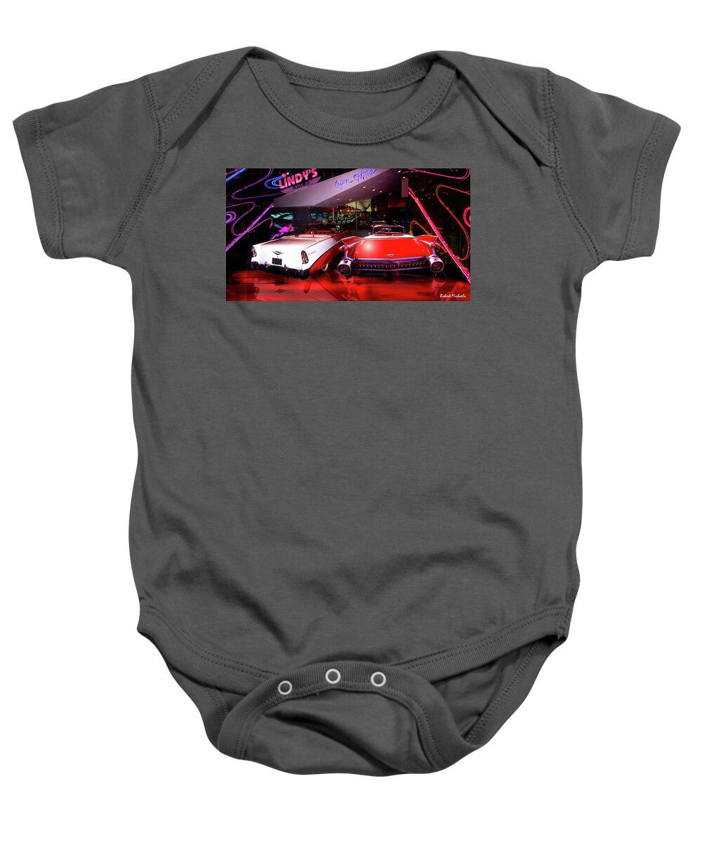  Baby Onesie featuring the photograph Lindy's Drive-In by Robert Michaels