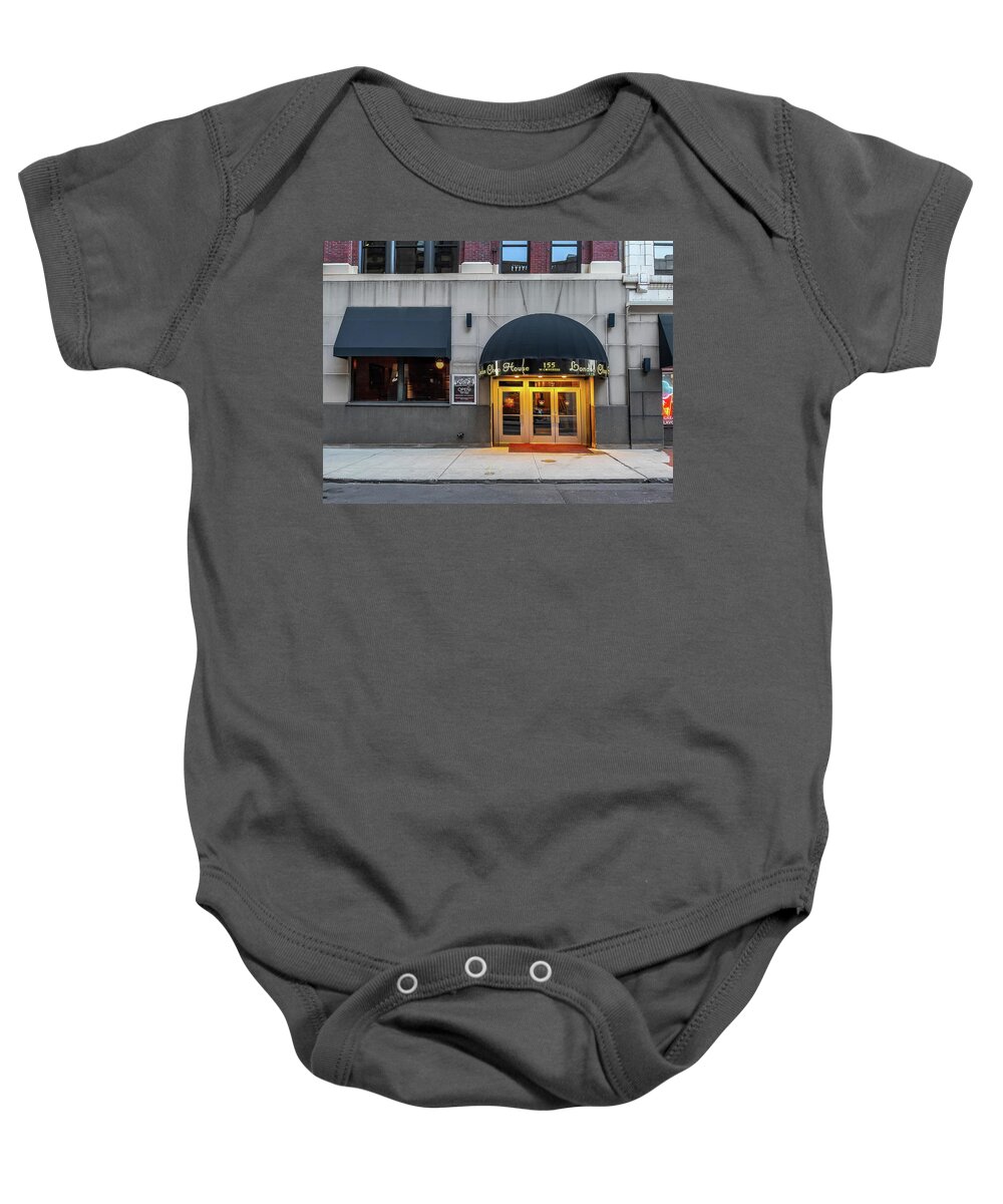 Detroit Baby Onesie featuring the photograph London Chophouse IMG_8219 Detroit Michigan by Michael Thomas