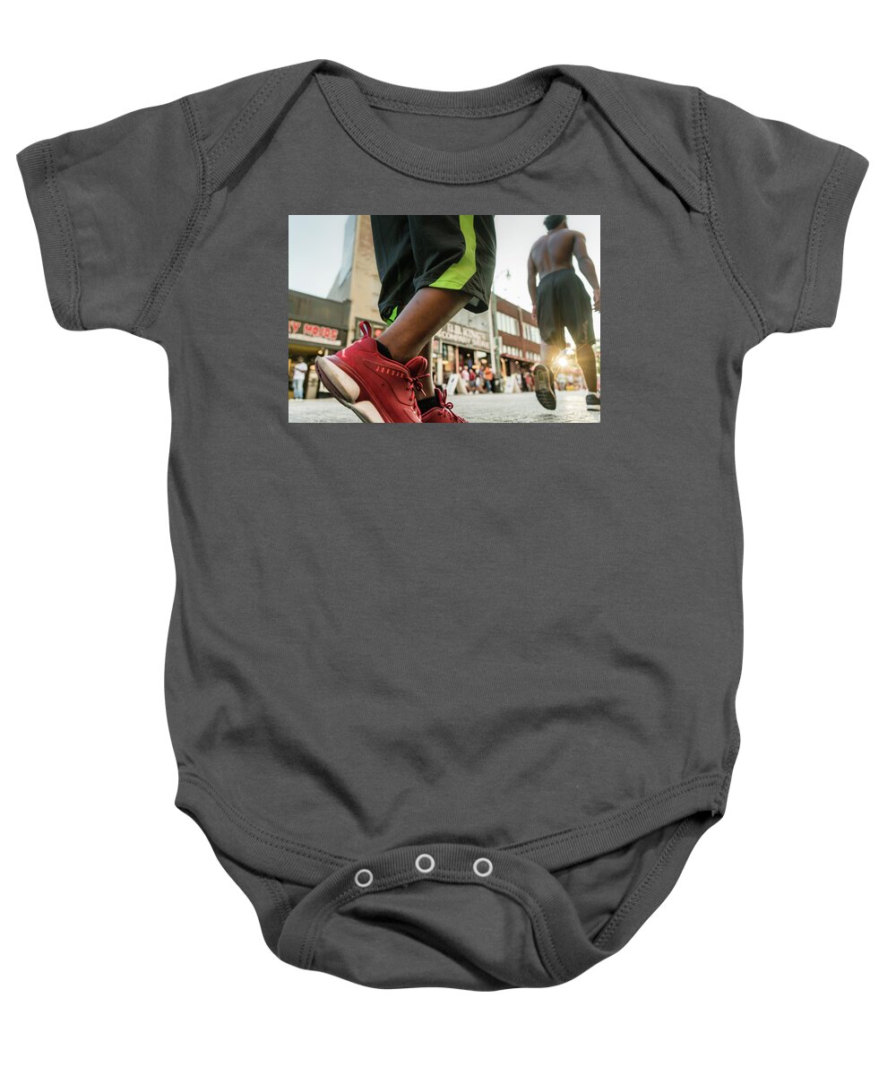 Beale Street Baby Onesie featuring the photograph Long walk back by Darrell DeRosia