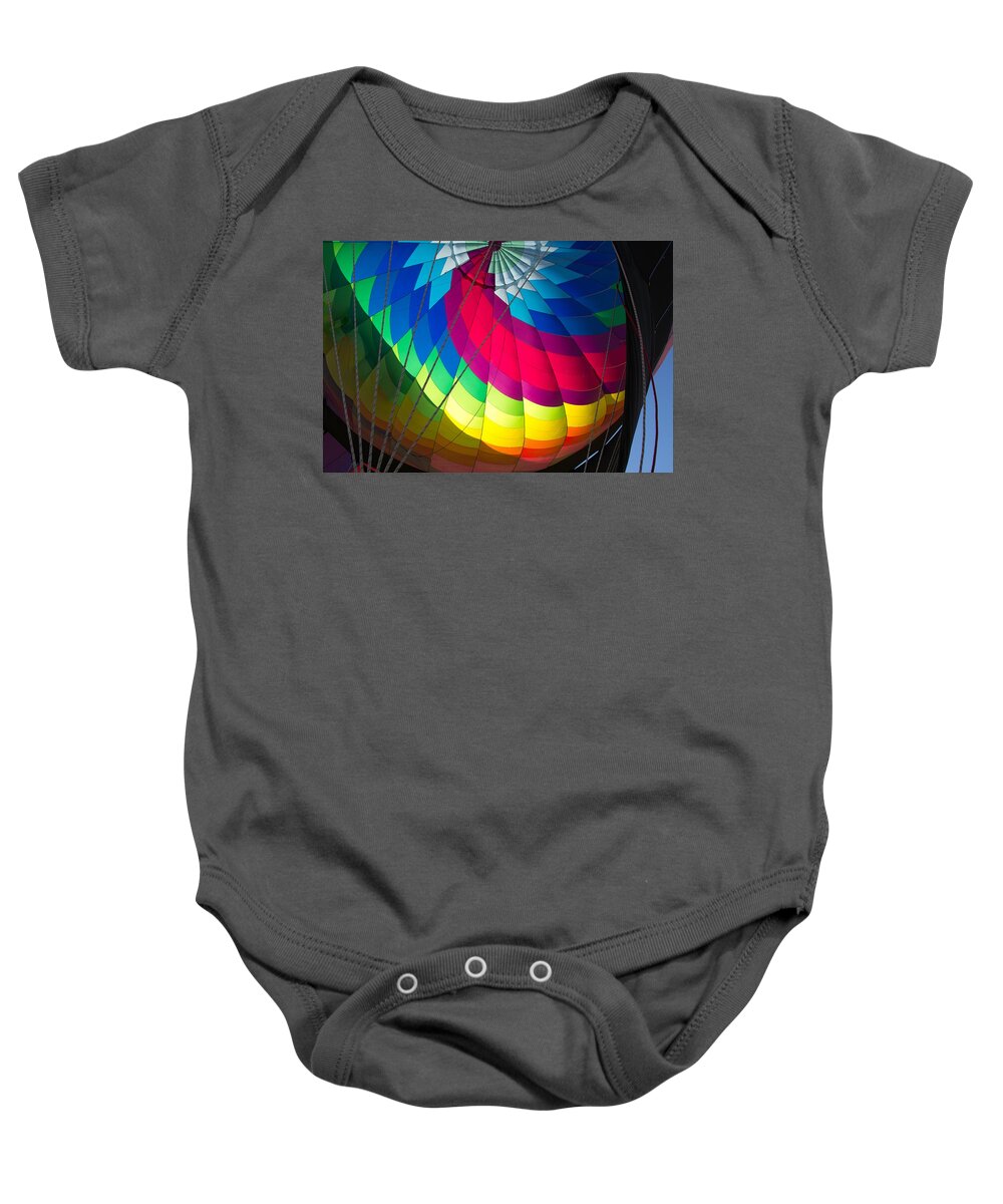 Albuquerque International Ballon Fiesta Baby Onesie featuring the photograph Looking In by Segura Shaw Photography