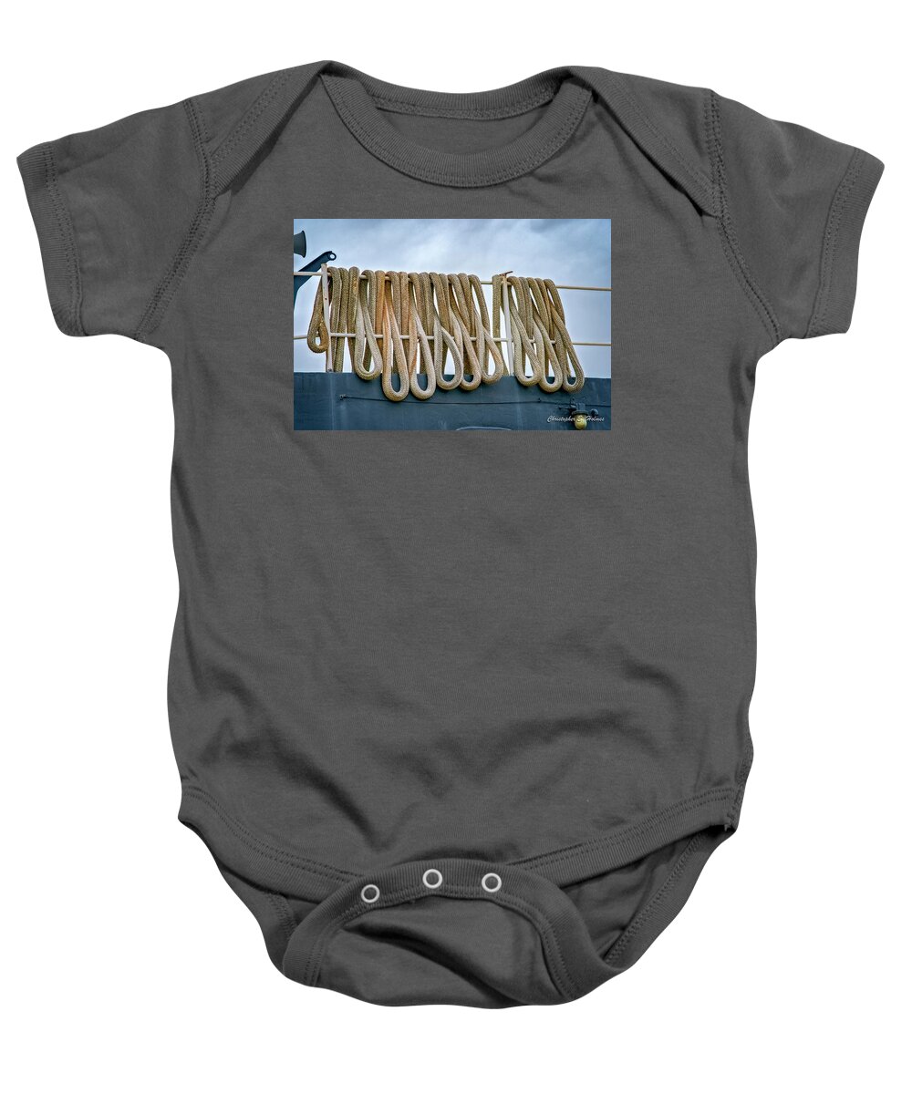 Ship Baby Onesie featuring the photograph Looped by Christopher Holmes