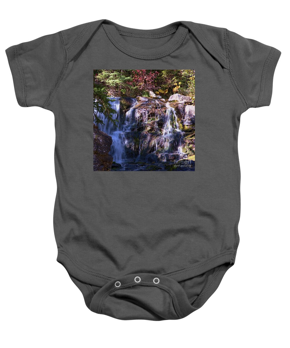 Waterfall Baby Onesie featuring the photograph Lost Creek Waterfall by Kae Cheatham