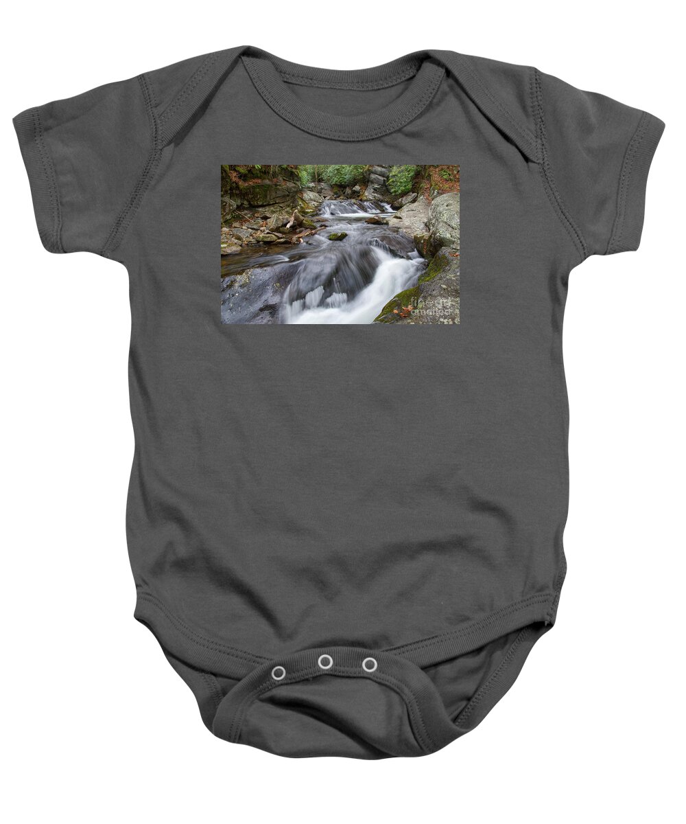 Lynn Camp Falls Baby Onesie featuring the photograph Lower Lynn Camp Falls 12 by Phil Perkins