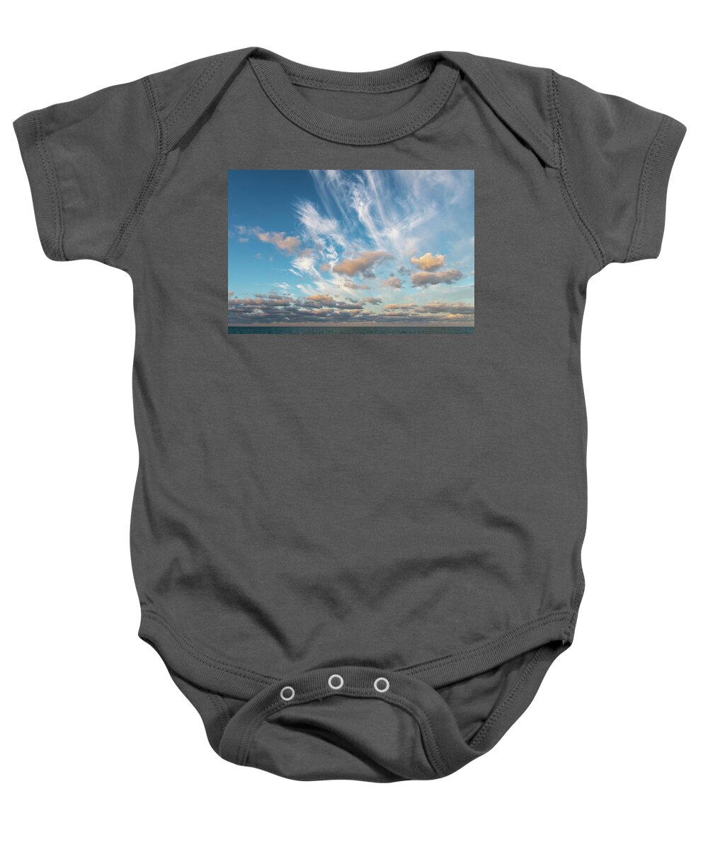 Clouds Baby Onesie featuring the photograph Magical Clouds by David Hart