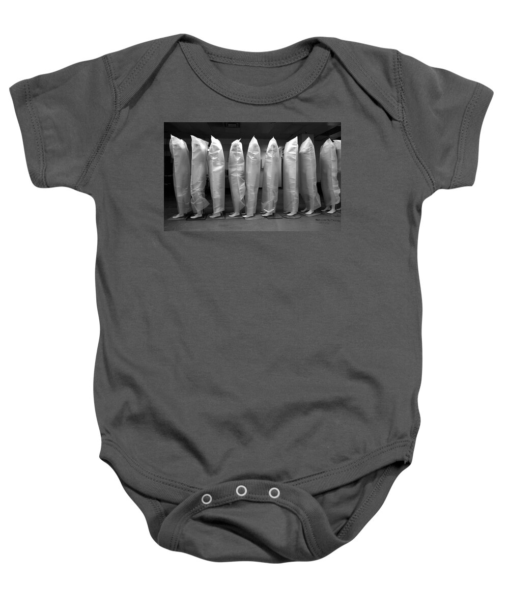 Mannequins Baby Onesie featuring the photograph Mannequins March by Rick Wilking