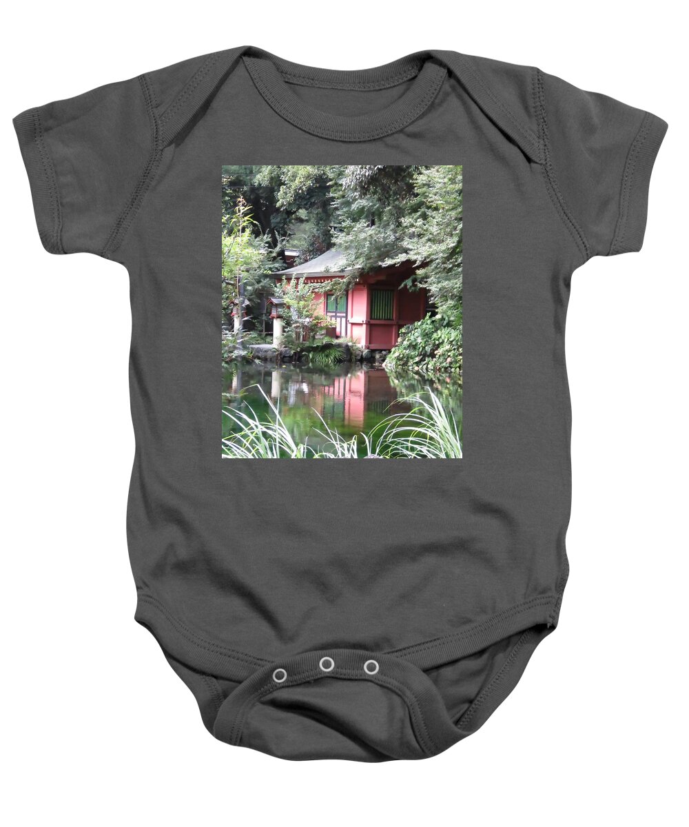 Japan Baby Onesie featuring the photograph Meditation Garden by World Reflections By Sharon