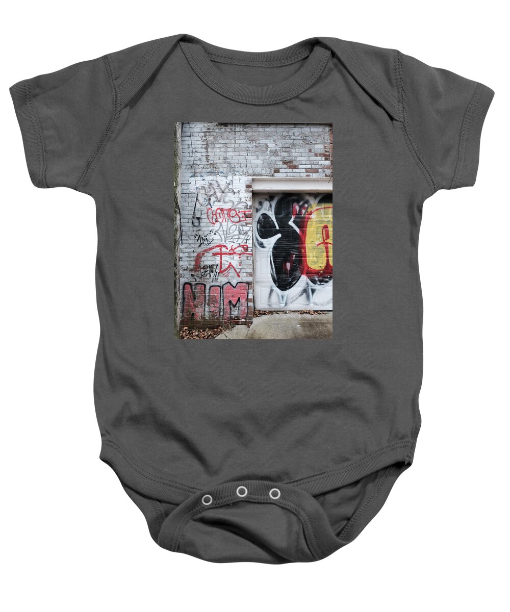Urban Baby Onesie featuring the photograph More Divisions by Kreddible Trout