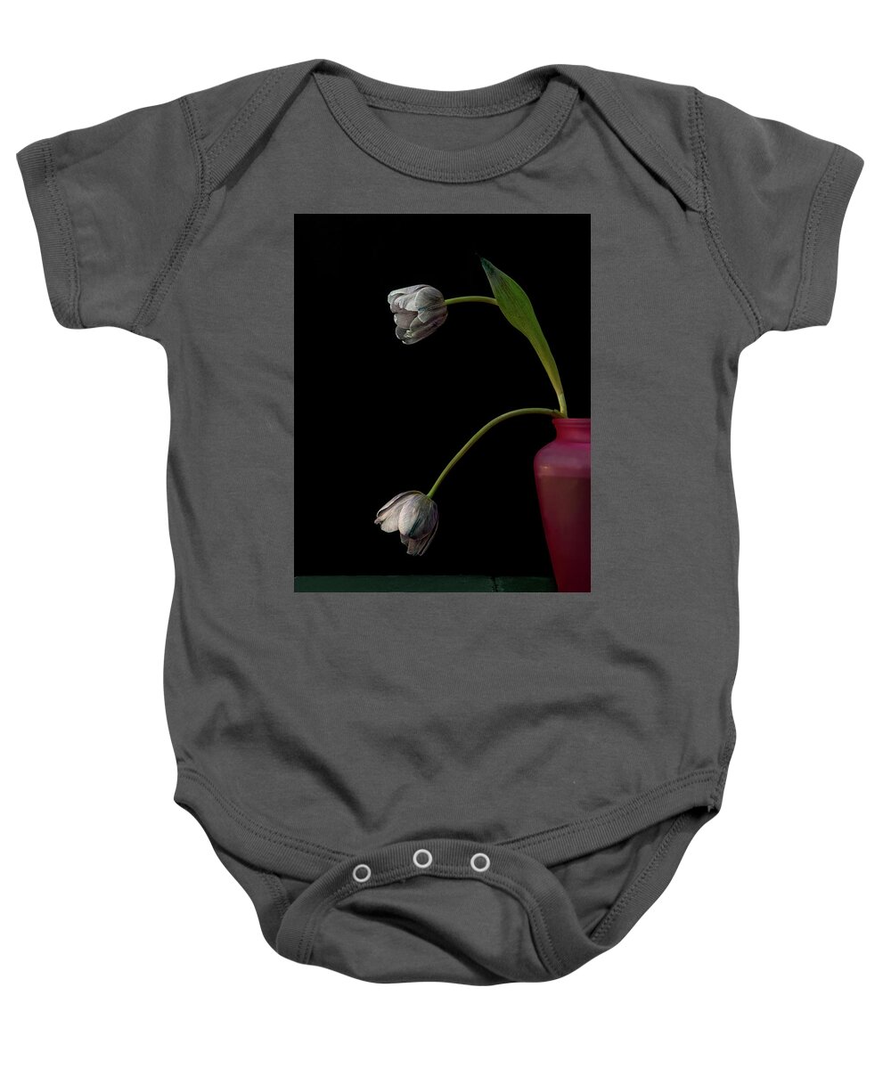 Narcissism Baby Onesie featuring the photograph Narcissus and Echo by Alessandra RC