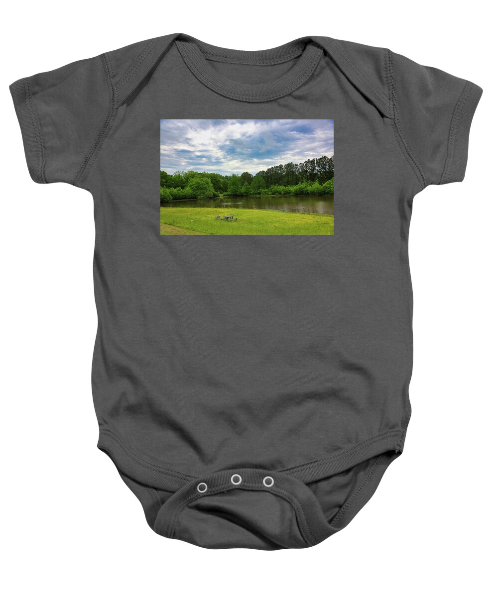 Nature Baby Onesie featuring the photograph Natches Trace Parkway Mississippi by Chuck Kuhn
