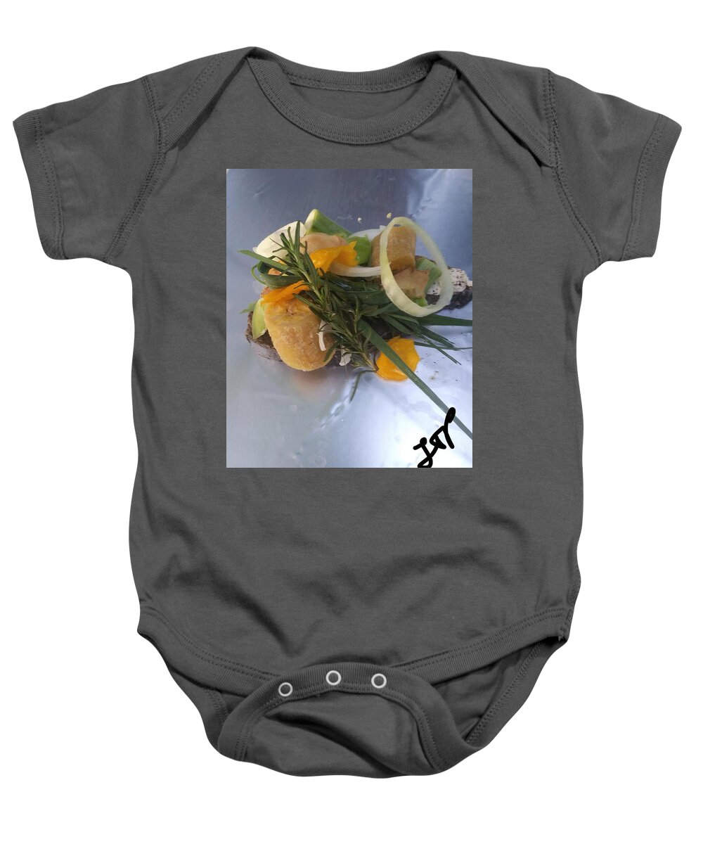 Natural Baby Onesie featuring the photograph Natural Food Fetish by Esoteric Gardens KN