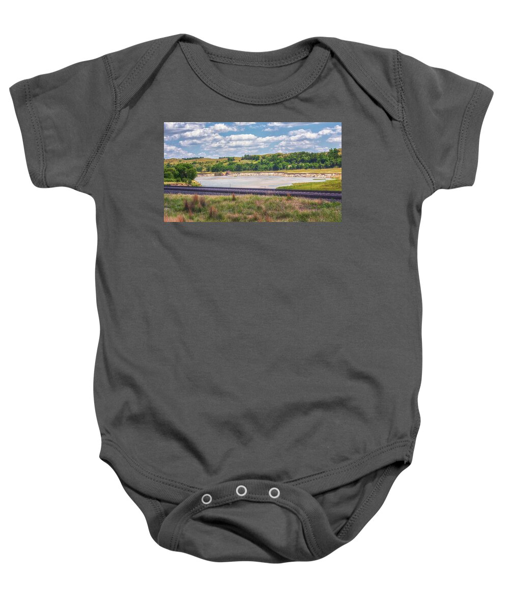 Nebraska Baby Onesie featuring the photograph Nebraska National Forest - Sandhills Journey by Susan Rissi Tregoning