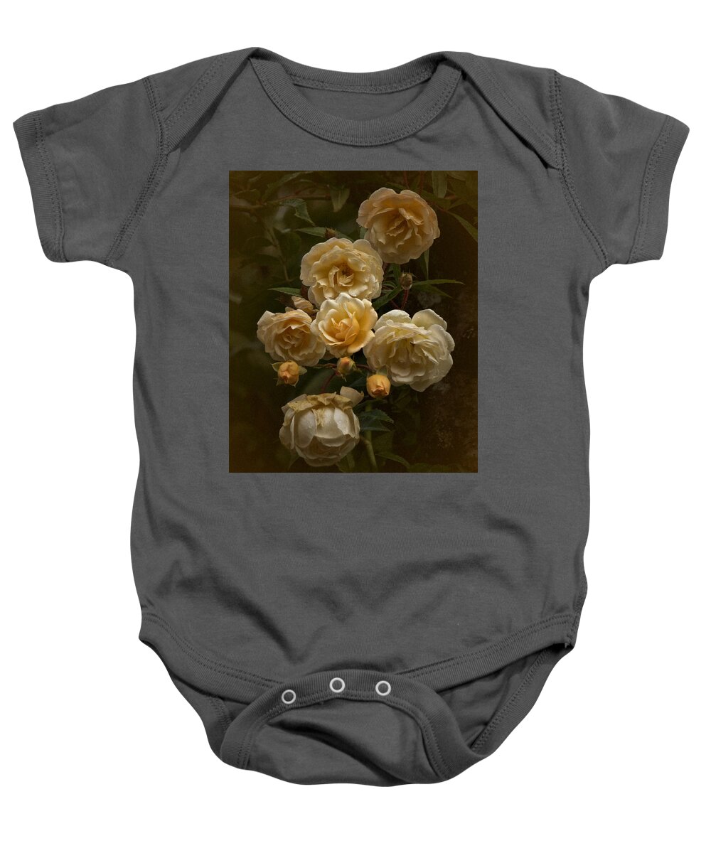 Roses Baby Onesie featuring the photograph October 2020 Roses by Richard Cummings
