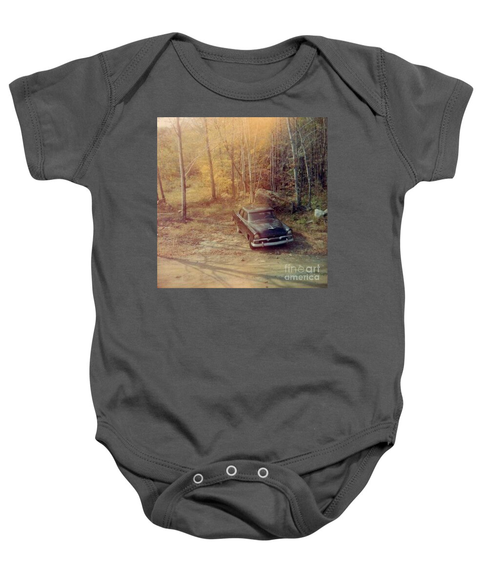 Wall Art Baby Onesie featuring the photograph Old Zella by Chris Naggy