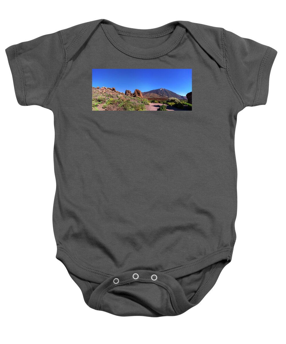 Mountains Baby Onesie featuring the photograph On the way to Mount Teide by Sun Travels