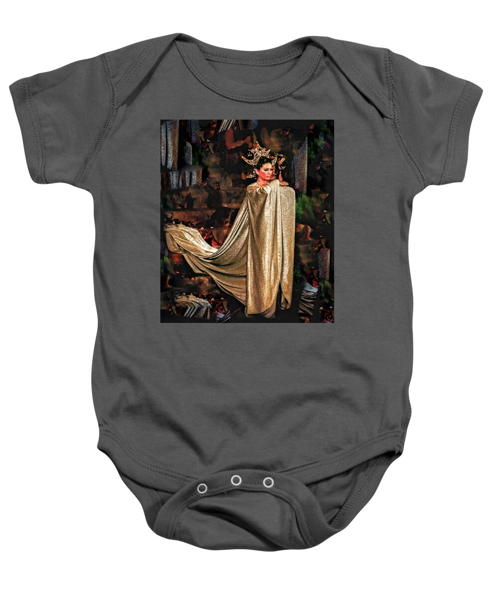 Turandot Baby Onesie featuring the photograph Opera Queen by Eyes Of CC