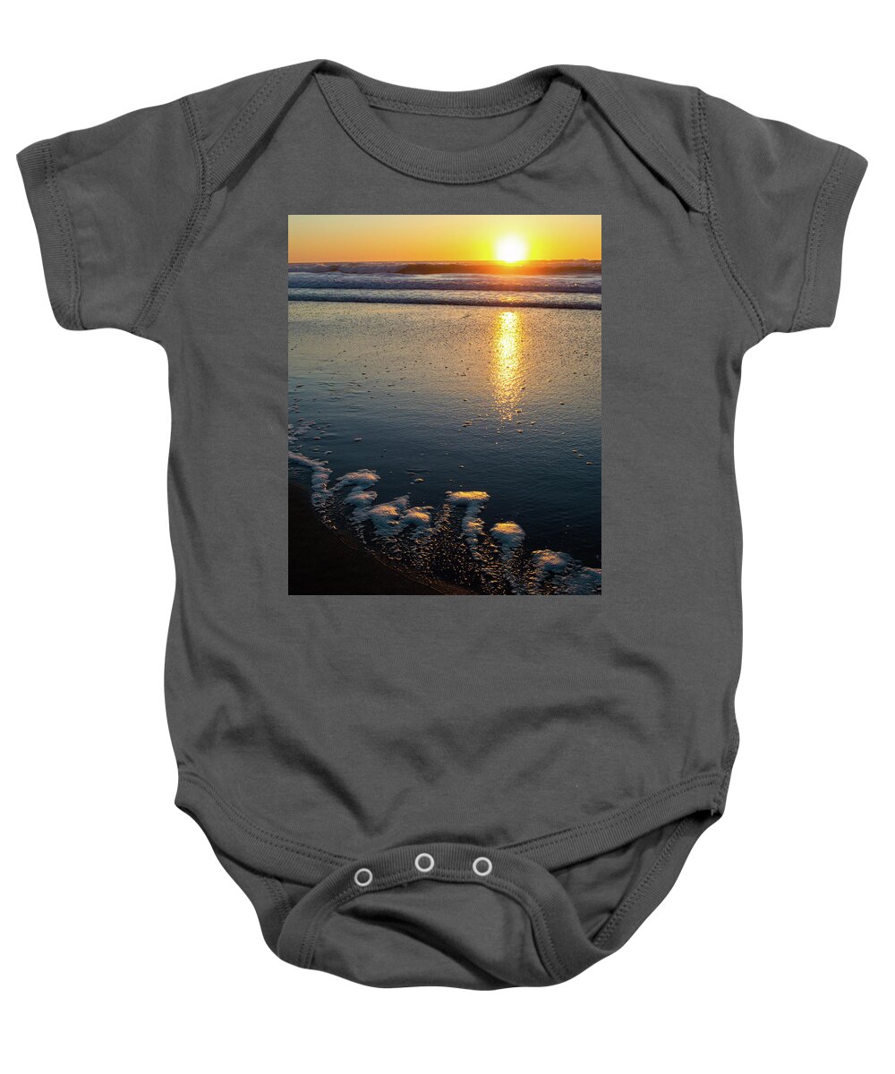 Pacific Hwy 101 Baby Onesie featuring the photograph Oregon Coast by Susie Loechler