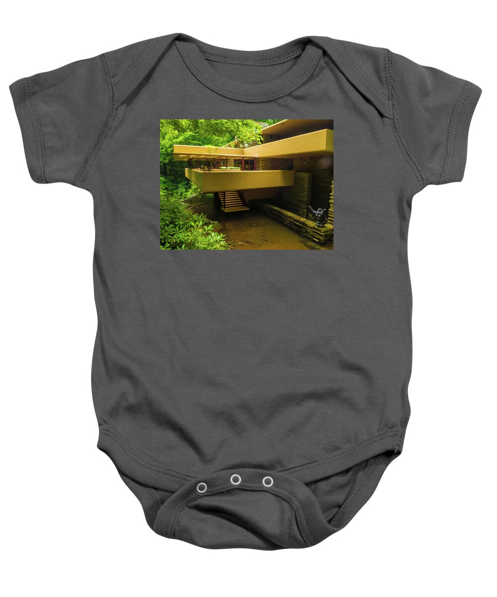 2-events/trips Baby Onesie featuring the photograph Outside Falling Waters by Louis Dallara
