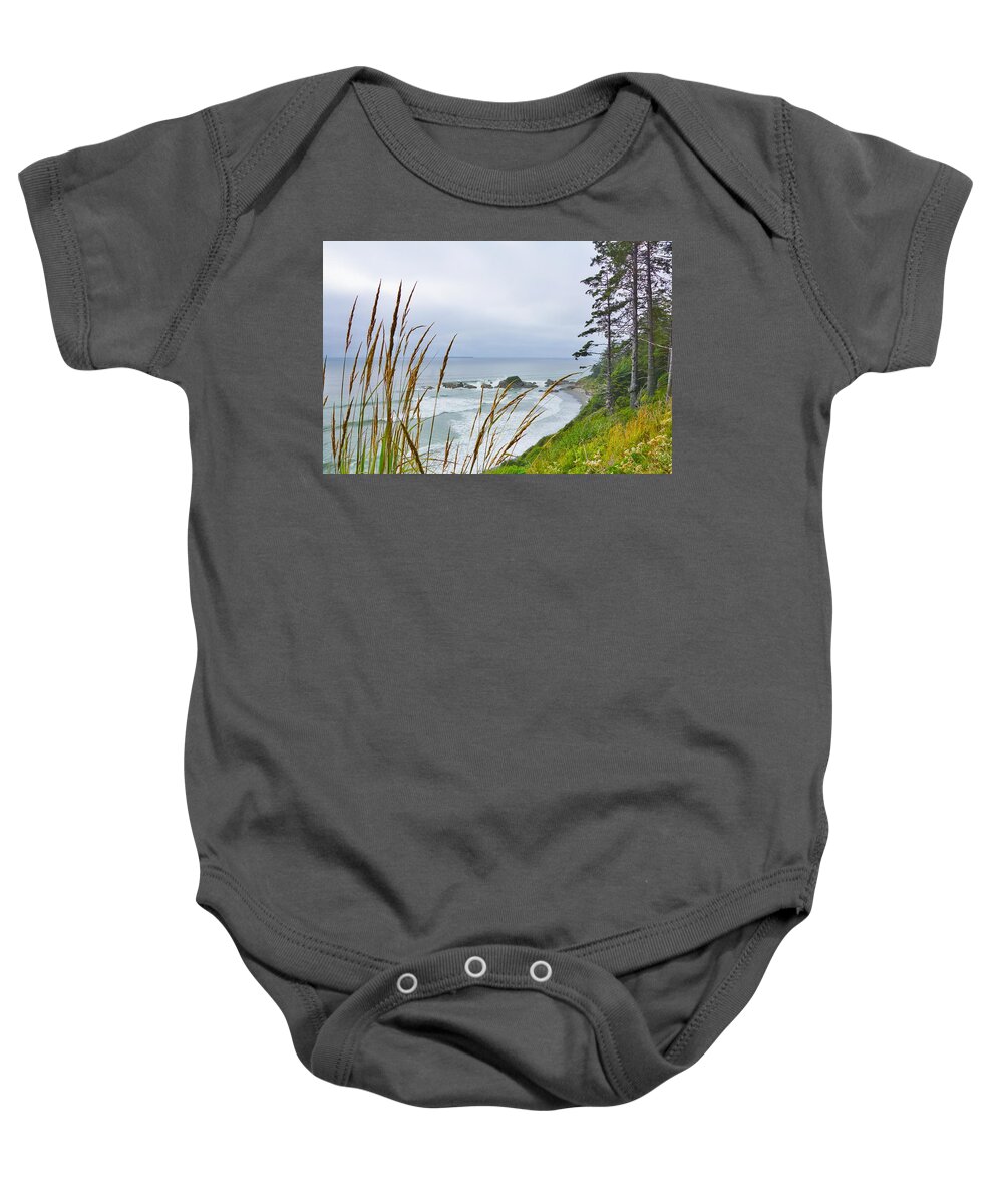 Ocean Baby Onesie featuring the photograph Pacific Beach State Park by Bill TALICH