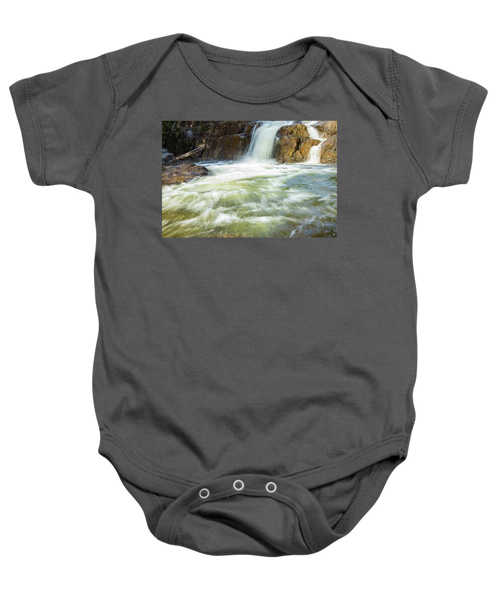 Landscapes Baby Onesie featuring the photograph Paradise Falls-2 by Claude Dalley