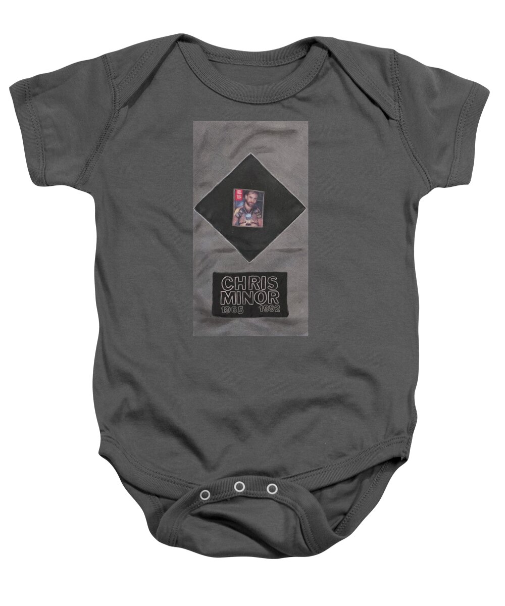  Baby Onesie featuring the digital art Patch Seven by Jason Cardwell