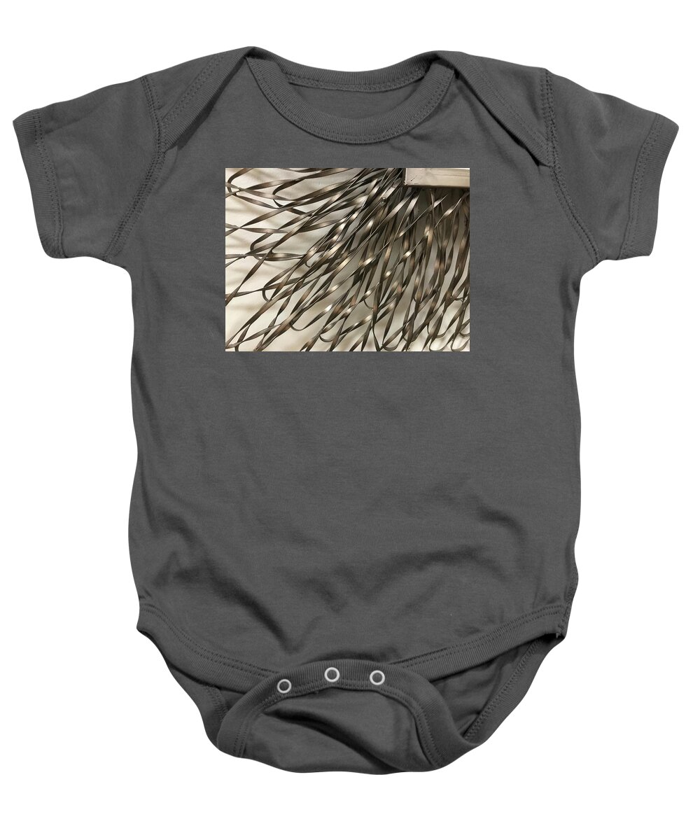 Abstract Baby Onesie featuring the photograph Picture Frame Abstract by Eileen Backman