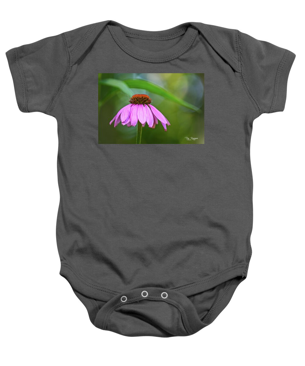 Flower Baby Onesie featuring the photograph Pink and Perfect by Peg Runyan
