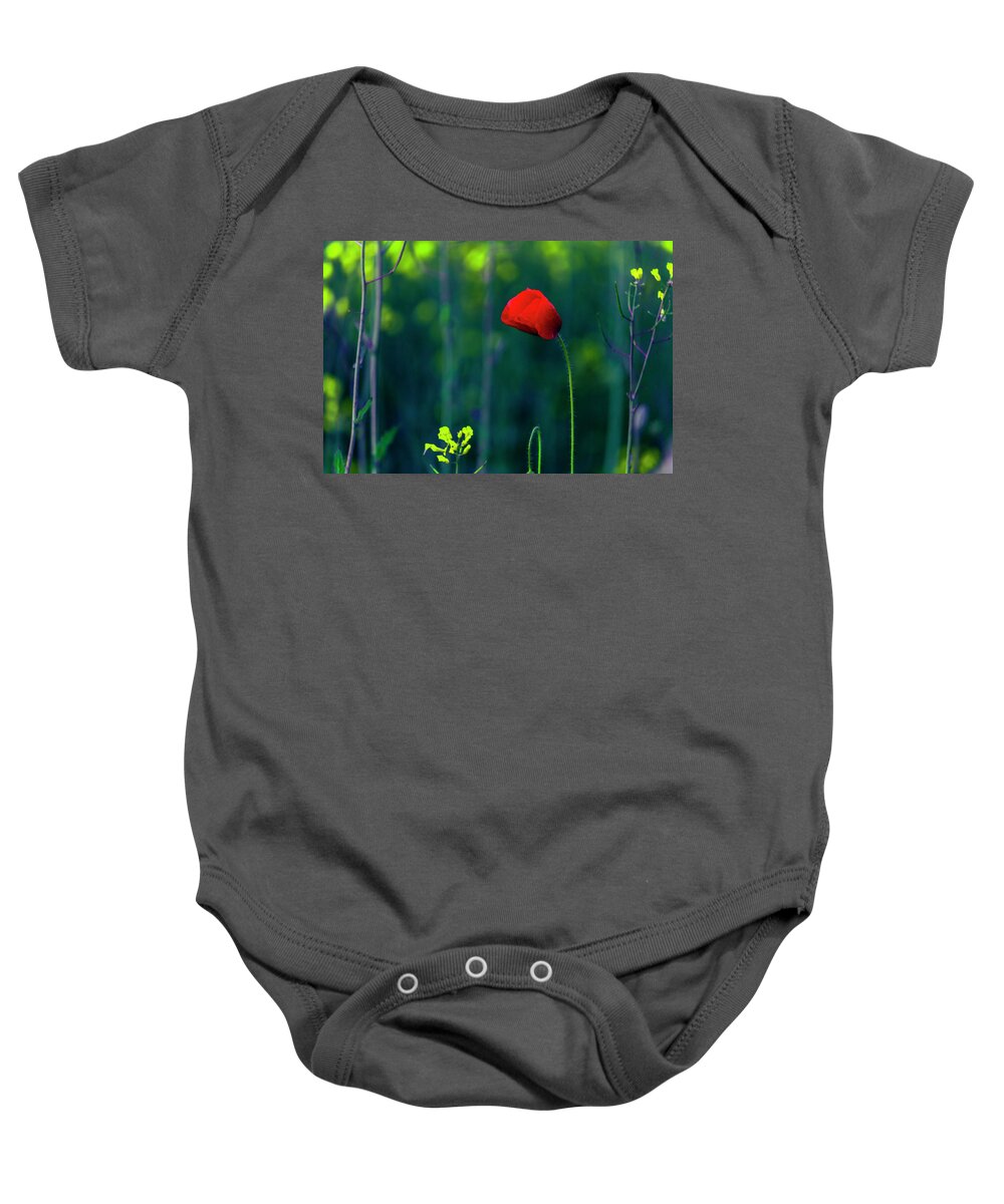 Bulgaria Baby Onesie featuring the photograph Poppy by Evgeni Dinev