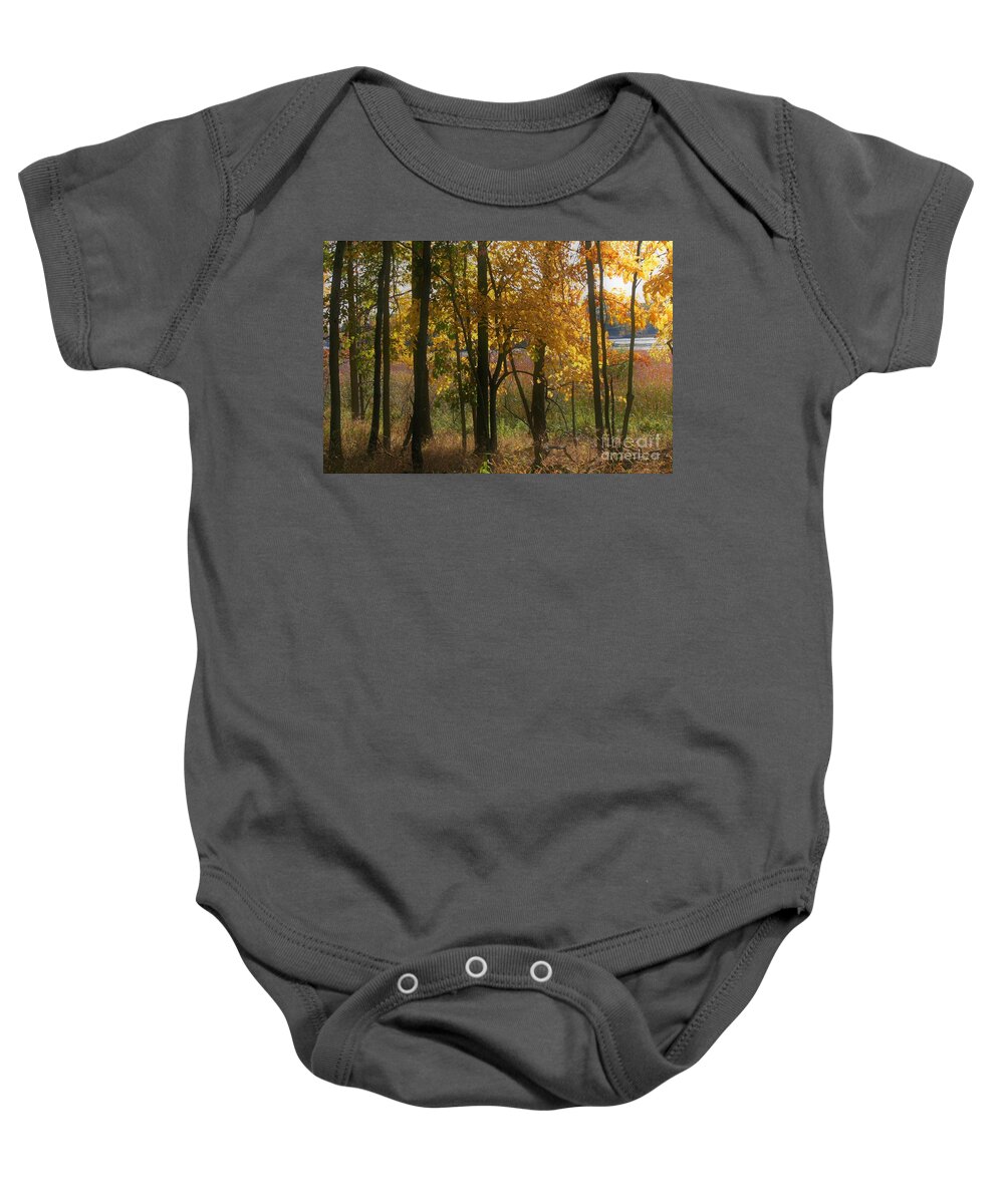 Nature Baby Onesie featuring the photograph Pure Michigan Autumn by Harvest Moon Photography By Cheryl Ellis