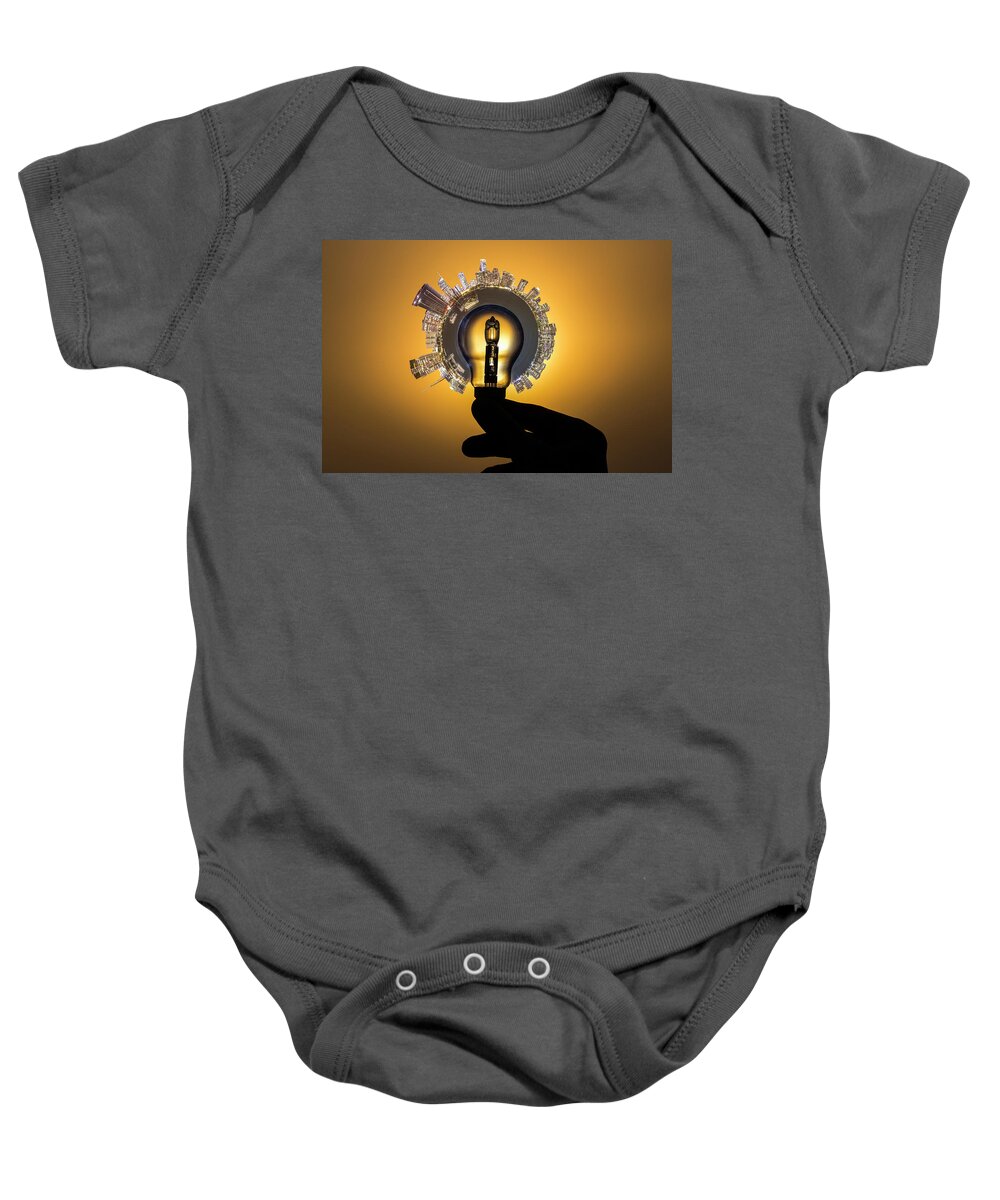 Renewable Energy Baby Onesie featuring the photograph Pure Power by Ari Rex