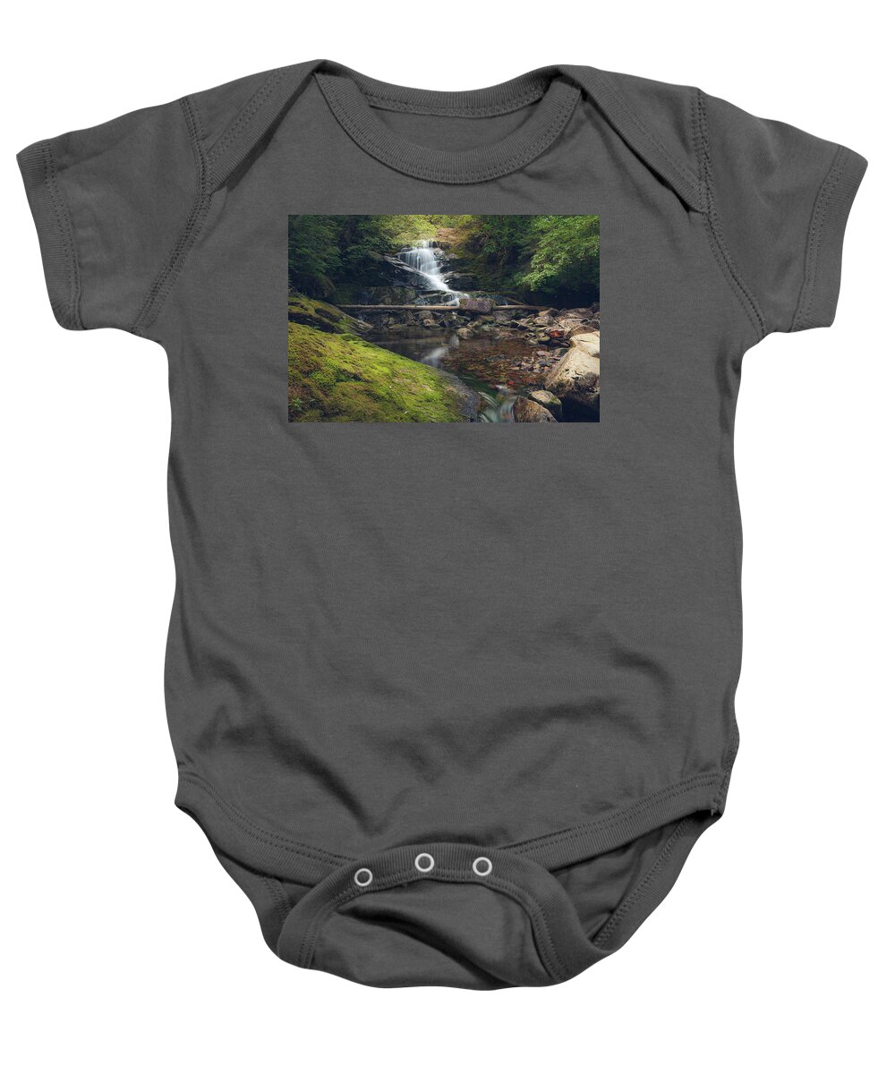 Waterfall Baby Onesie featuring the photograph Quiet Falls 2 by Michael Rauwolf