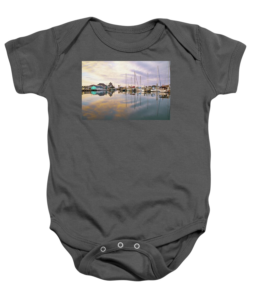 Rockport Baby Onesie featuring the photograph Reflecting on a New Year by Christopher Rice