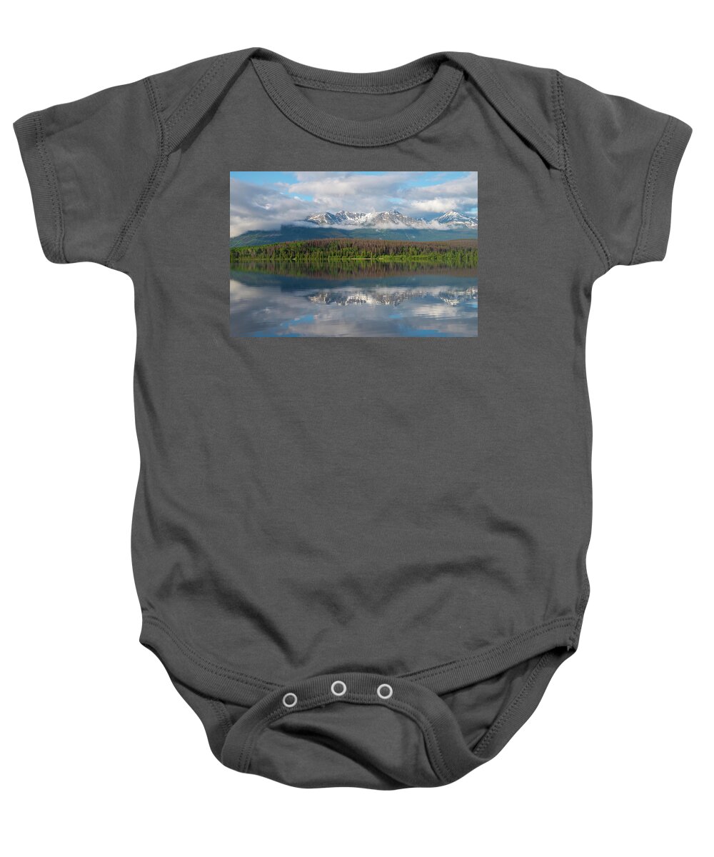 Mountain Baby Onesie featuring the photograph Reflections by Bill Cubitt