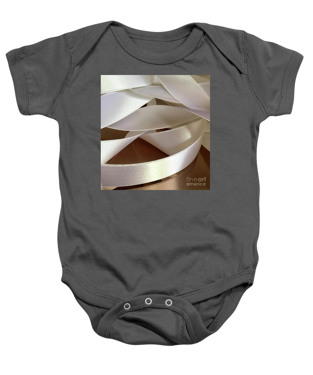 Ribbon Baby Onesie featuring the photograph Ribbon Series 1-4 by J Doyne Miller