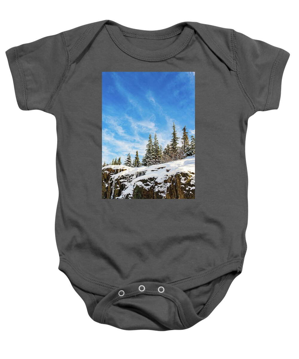 Landscapes Baby Onesie featuring the photograph Road To Mt. Washington by Claude Dalley