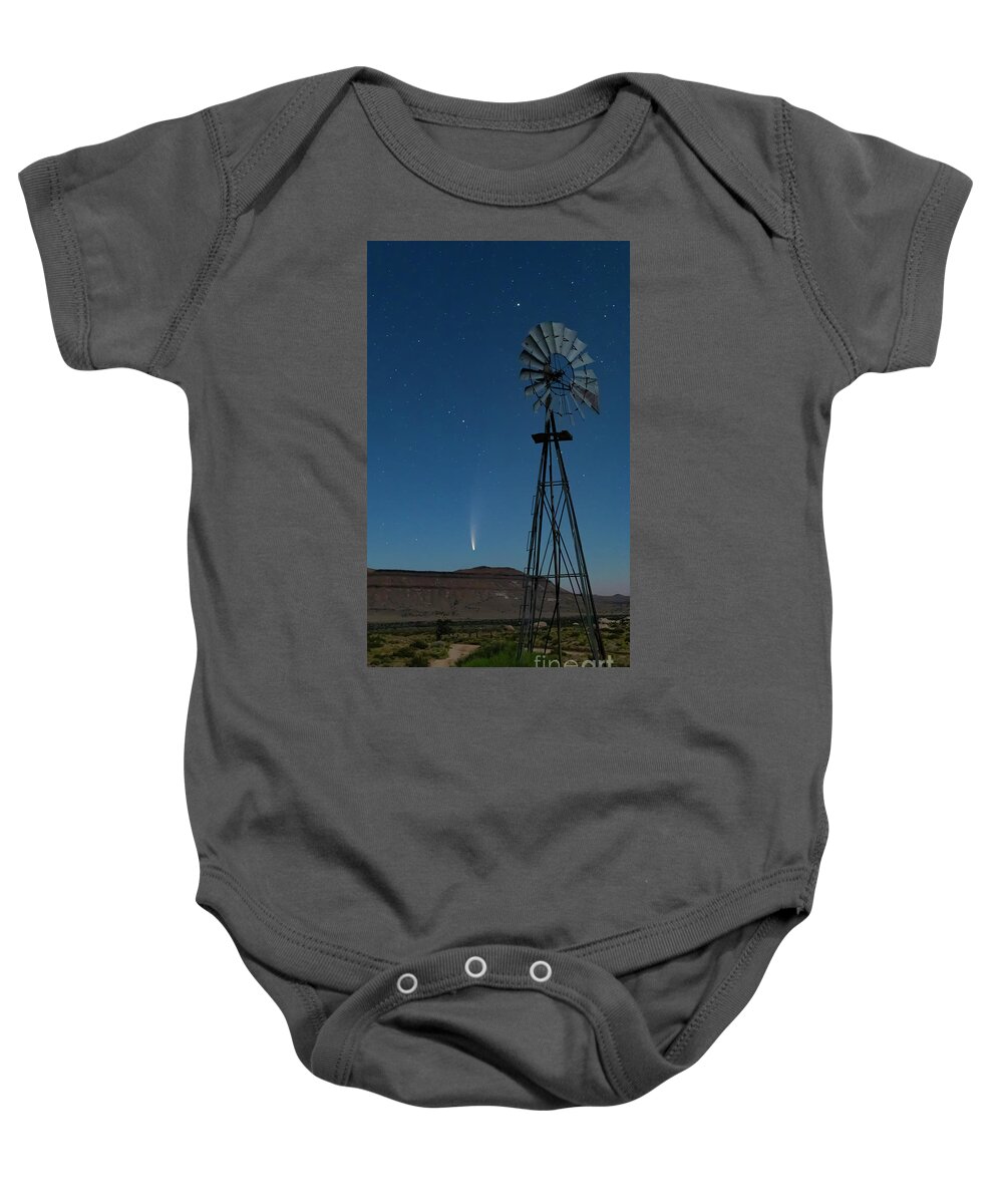 Comet Newsome Baby Onesie featuring the photograph Road To The Comet by Mark Jackson