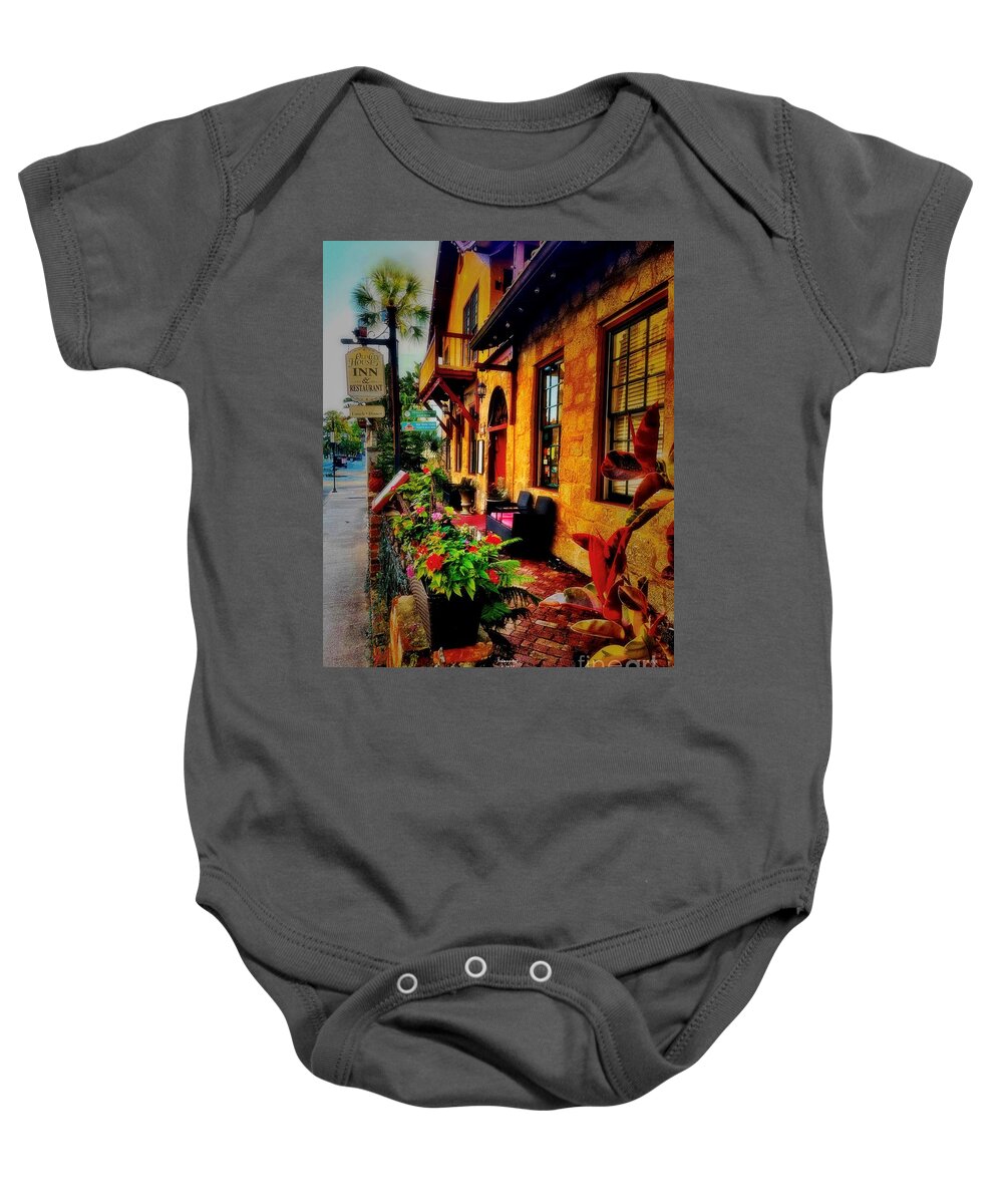 Saint Augustine Baby Onesie featuring the photograph Saint Augustine Collection 3 by John Anderson