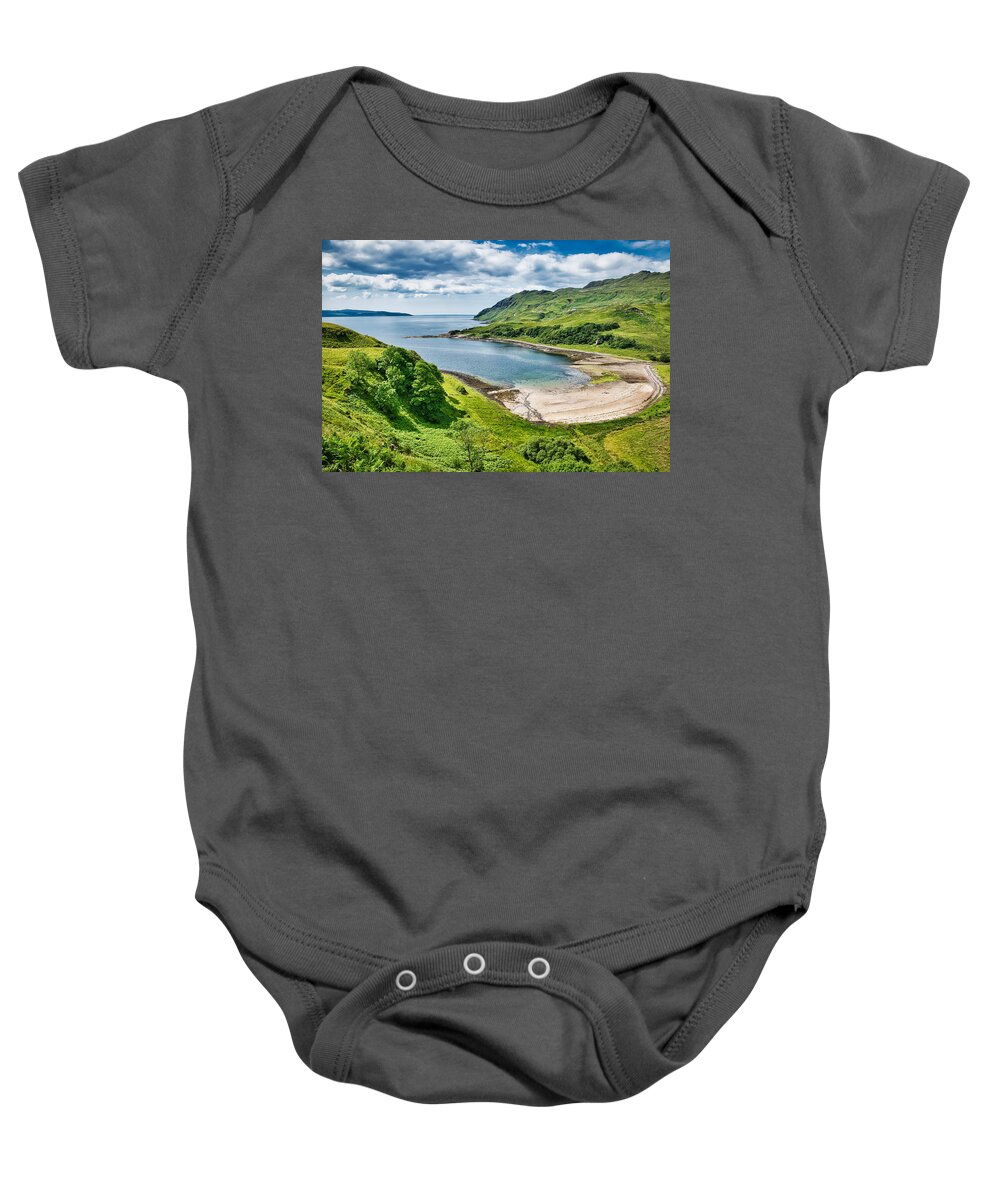 Scotland Baby Onesie featuring the photograph Scottish Highlands Bay by Stuart Litoff