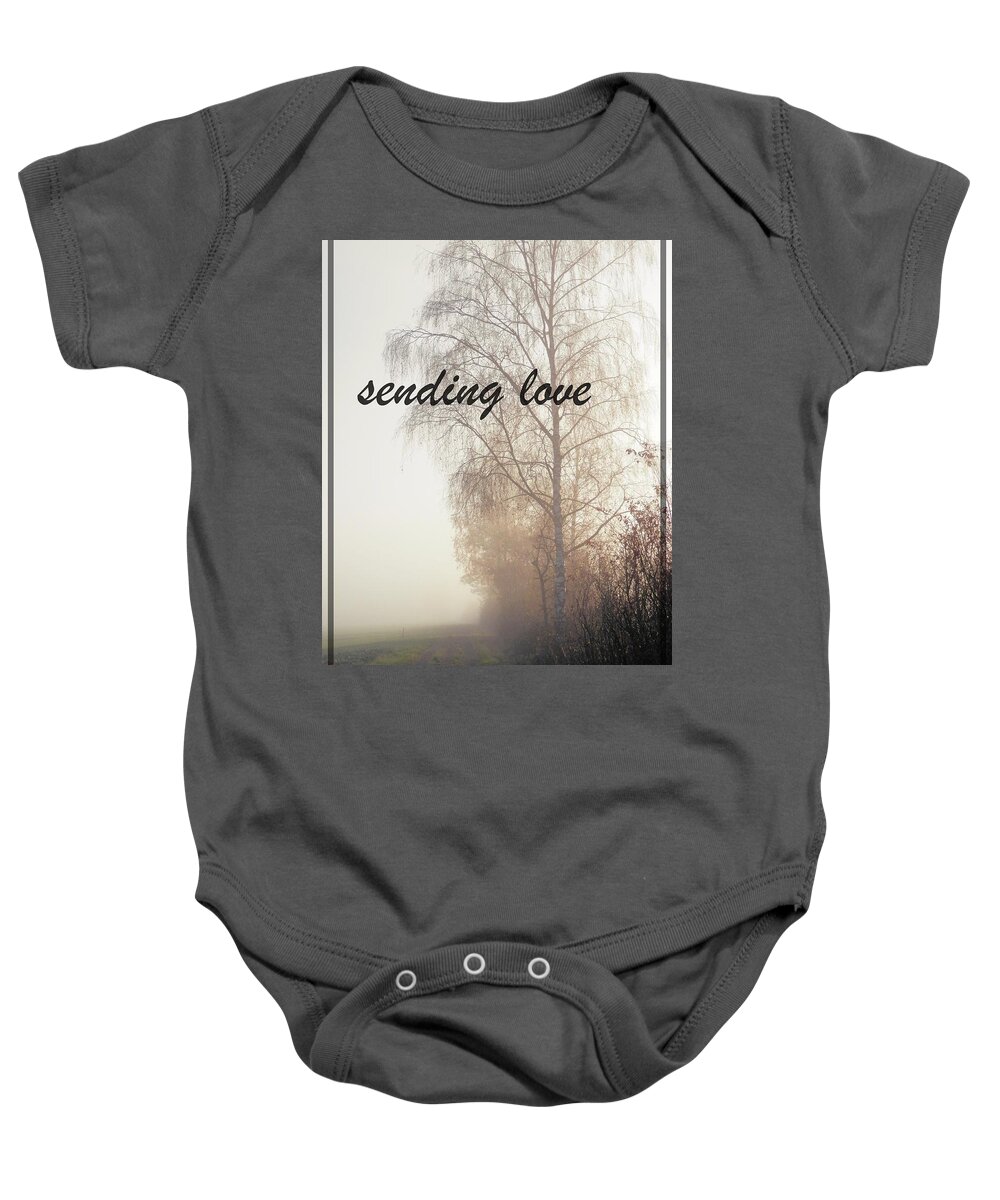 Love Baby Onesie featuring the photograph Sending Love by Claudia Zahnd-Prezioso