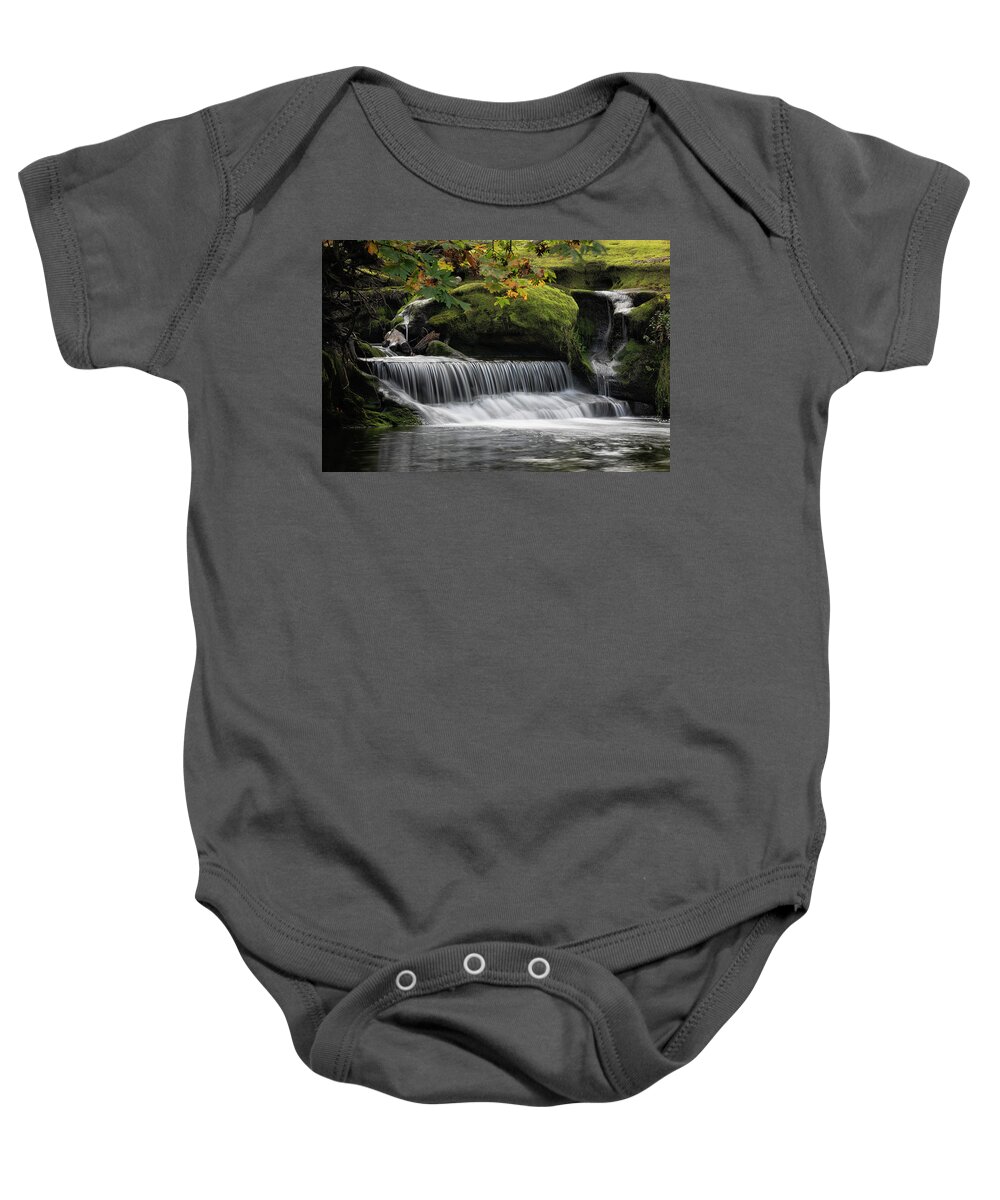 Waterfall Baby Onesie featuring the photograph Serenity by Randy Hall