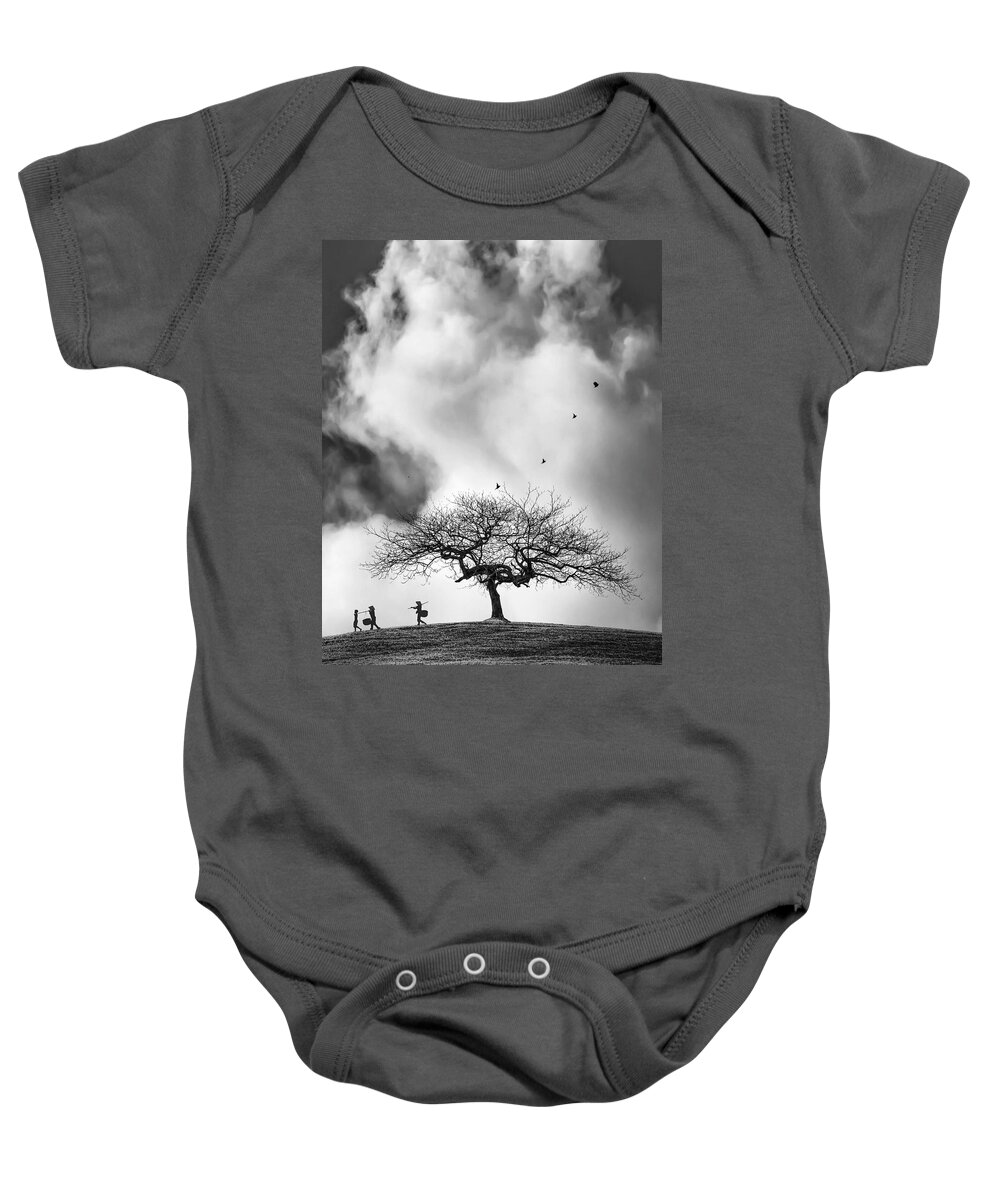 Fine Art Baby Onesie featuring the photograph Sheltering Sky II by Sofie Conte