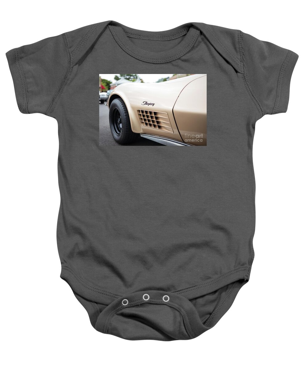 California Baby Onesie featuring the photograph She's Golden by Manuela's Camera Obscura