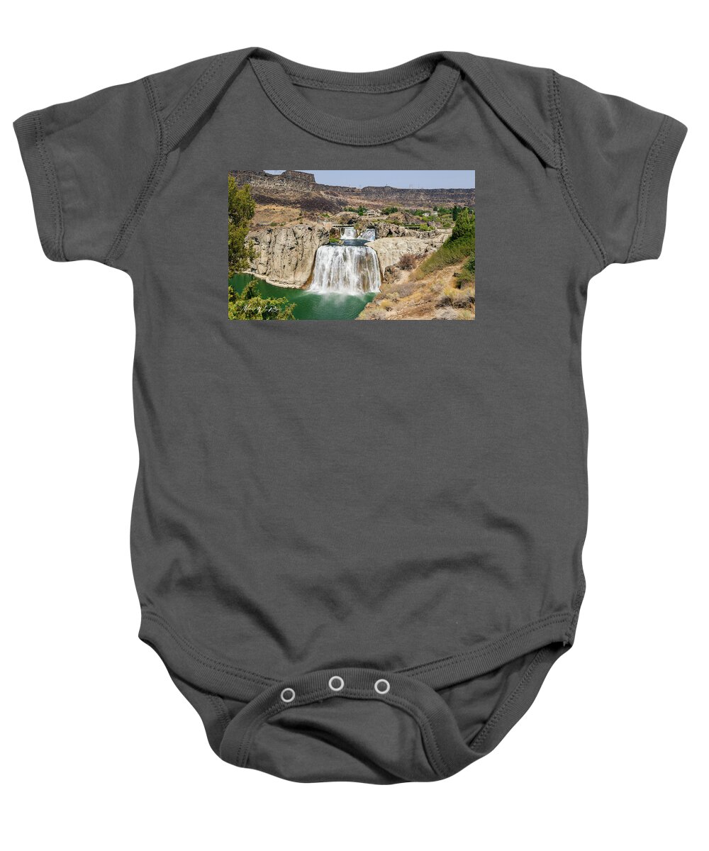  Baby Onesie featuring the photograph Shoshone Falls Twin Falls Idaho by Michael W Rogers
