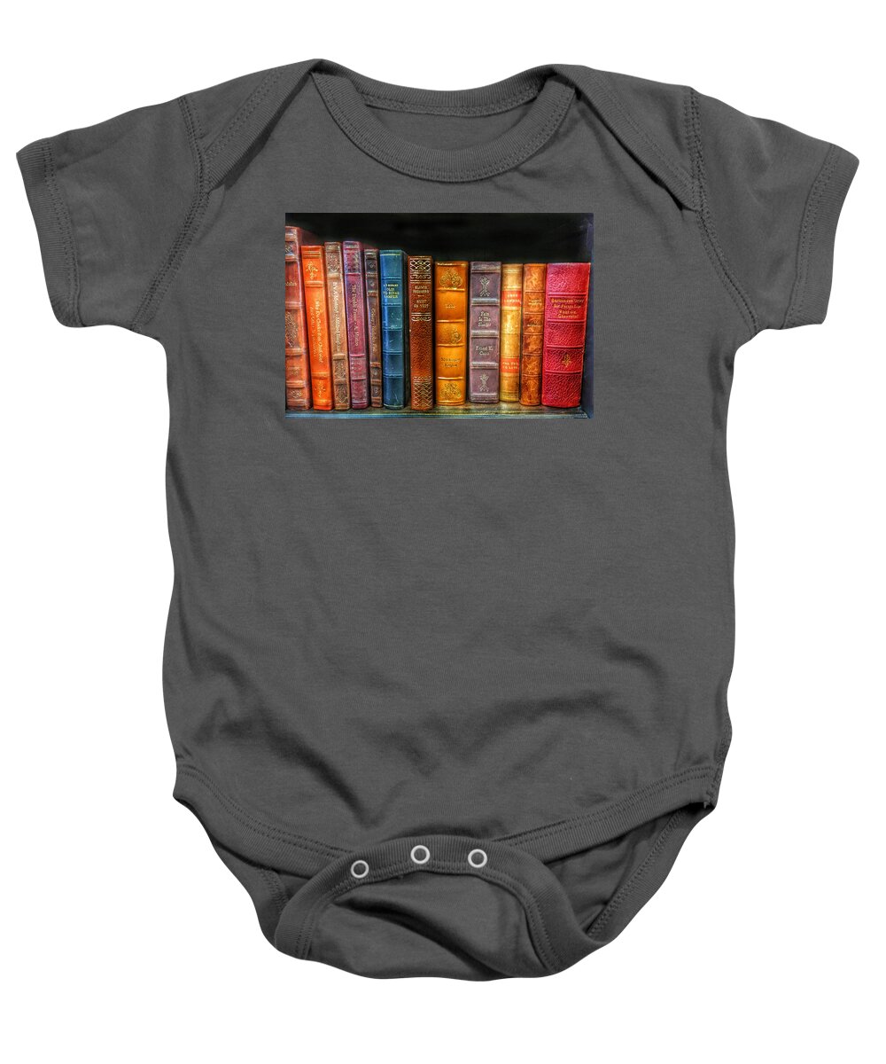 Photo Baby Onesie featuring the photograph Some Light Reading by Anthony M Davis