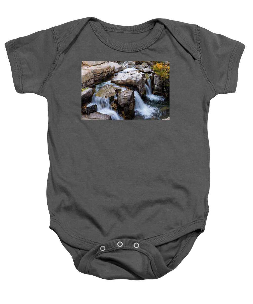 North America Baby Onesie featuring the photograph Sonora Pass Waterfall by Mark Miller