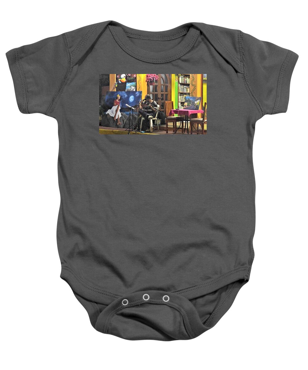 Mexico Baby Onesie featuring the photograph Street Art by Rosanne Licciardi