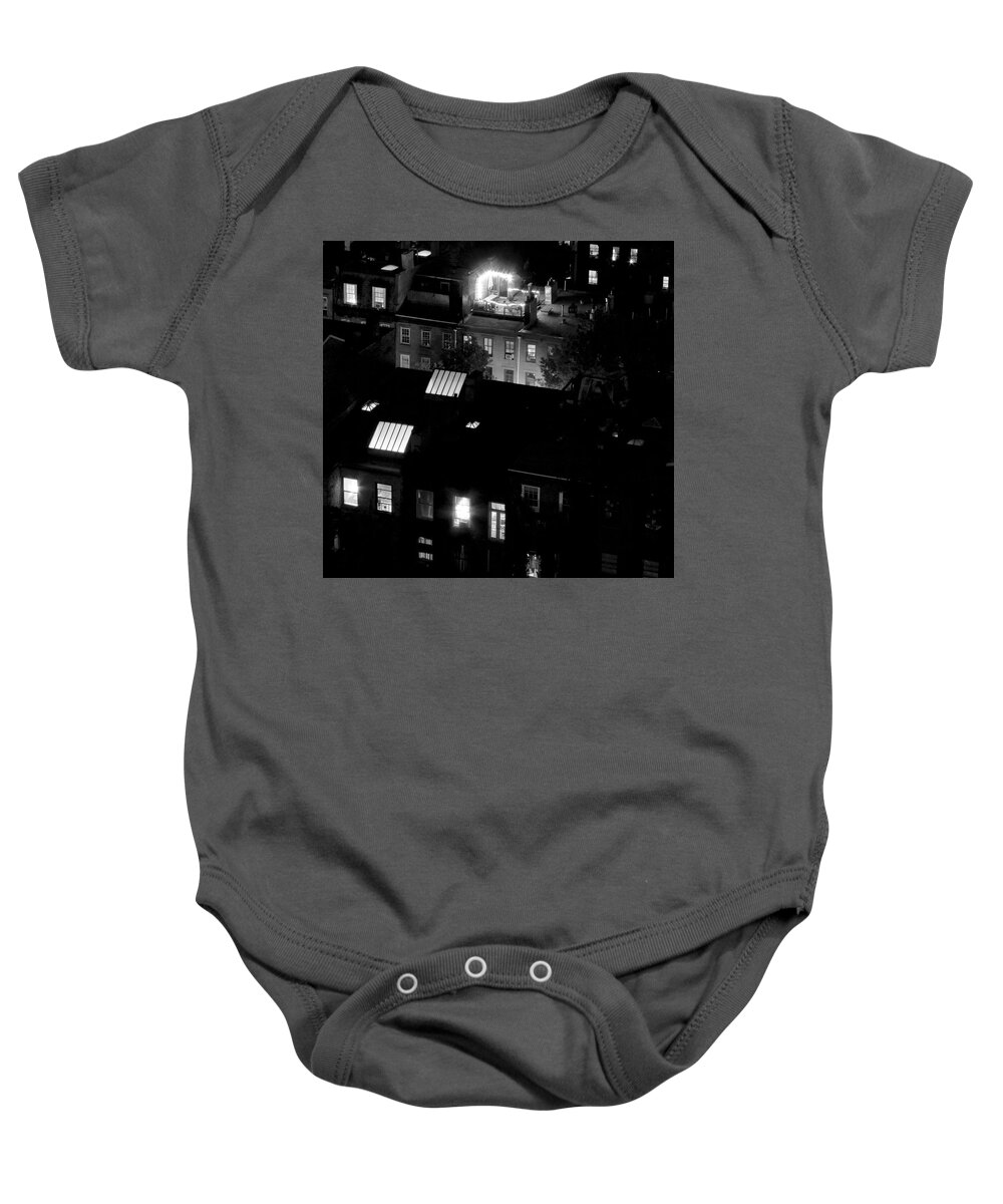 Manhattan Baby Onesie featuring the photograph Summer Night in Chelsea by Eyes Of CC