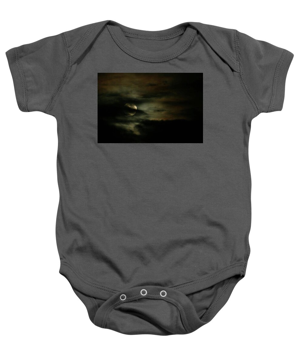  Baby Onesie featuring the photograph Super Moon Eclipse by Brad Nellis