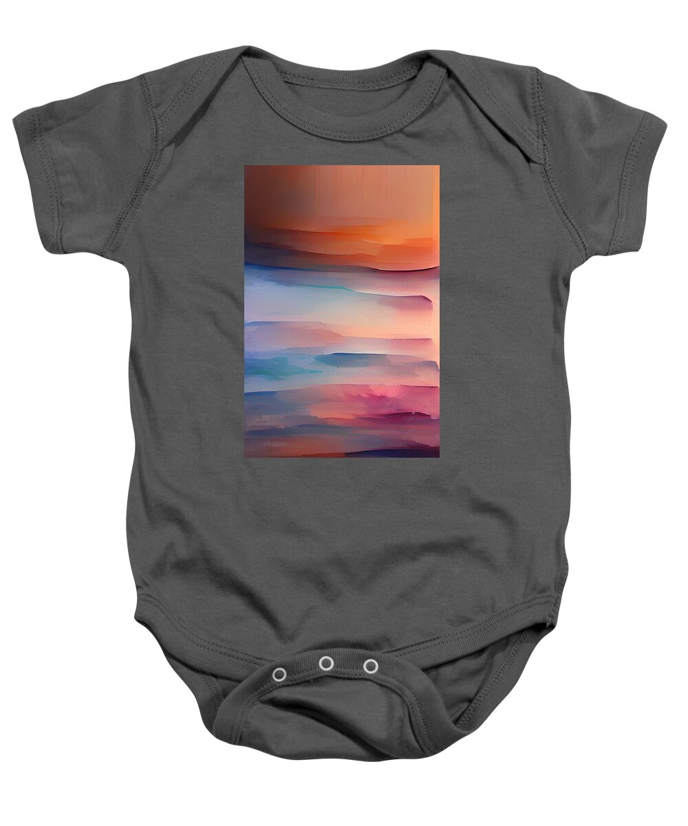  Baby Onesie featuring the digital art SurrealLayer by Rod Turner