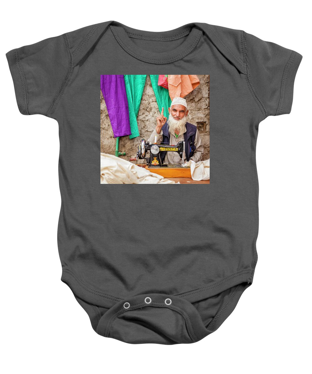 Asia Baby Onesie featuring the photograph Tailored wisdom by Alexey Stiop